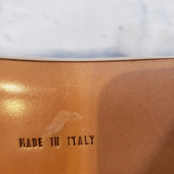 Salvatore Ferragamo Tan Leather & Suede Quilted Flats Women’s Size 8 2A - Picture 7 of 12